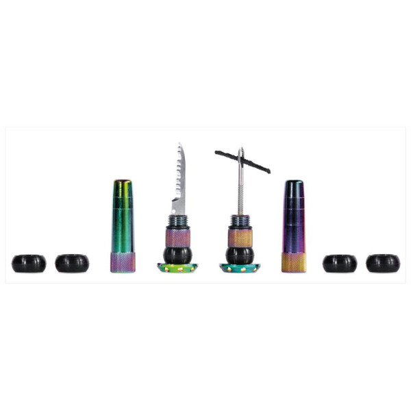 photo-Bouchon anti-crevaison - Pour pneu sans chambre à air - Irisdescent - Kit complet - Muc-Off