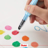 Pinceau à réservoir d'eau - Rechargeable - Pointe large - 10ml - Synthétiques - Pentel