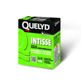 photo-Colle pour papiers peints intissés - 250g - Application directe - 8/9 rouleaux - Quelyd