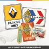 Thermomètre - Vintage - Rétro - Renault - 4CV - Cadeau original - 7x28cm