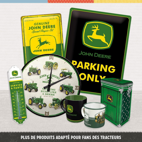 Boîte à café - Vintage - John Deere - Design rétro - 1,3L - Cadeau original
