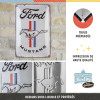 Plaque - Enseigne publicitaire - Vintage - Ford Mustang - Design rétro - 20x30cm