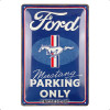 photo-Plaque - Enseigne publicitaire - Vintage - Ford Mustang - Design rétro - 20x30cm