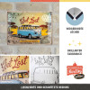 Plaque - Enseigne publicitaire - Vintage - Volkswagen Bulli - Design rétro - 30x40cm
