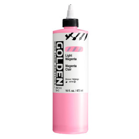 photo-Encre acrylique - Extra-fine - Magenta clair - Dessin, calligraphie - Golden - 473ml