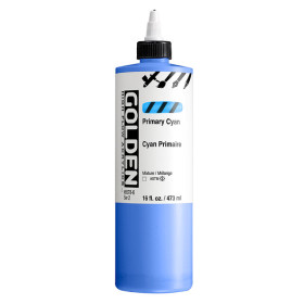 photo-Encre acrylique - Extra-fine - Cyan - Dessin, calligraphie - Golden - 473ml