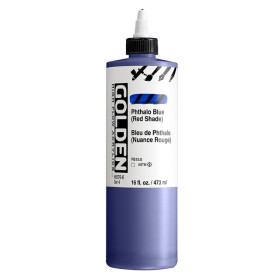 photo-Encre acrylique - Extra-fine - Bleu de phtalo - Dessin, calligraphie - Golden - 473ml