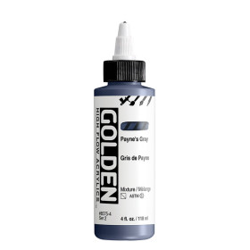 photo-Encre acrylique - Extra-fine - Gris de Payne - Dessin, calligraphie - Golden - 118ml