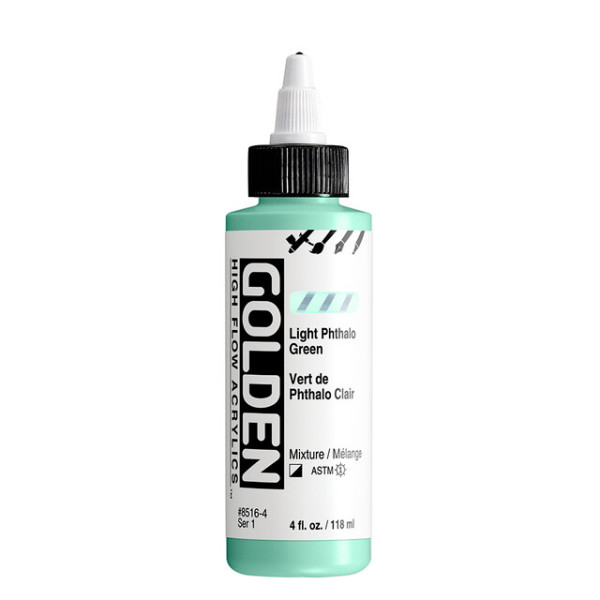 photo-Encre acrylique - Extra-fine - Vert phtalo clair - Dessin, calligraphie - Golden - 118ml
