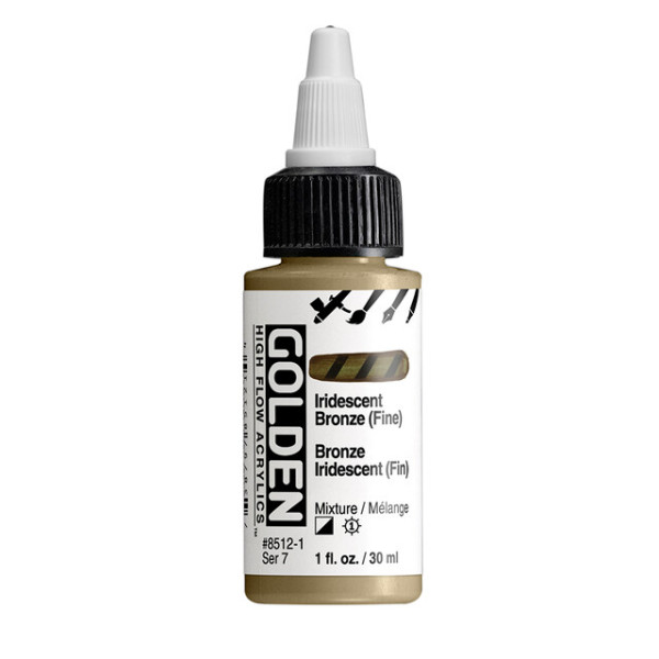 photo-Encre acrylique - Extra-fine - Bronze iridescent - Dessin, calligraphie - Golden - 30ml