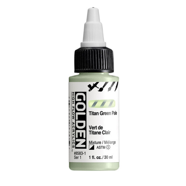 photo-Encre acrylique - Extra-fine - Vert titane clair - Dessin, calligraphie - Golden - 30ml