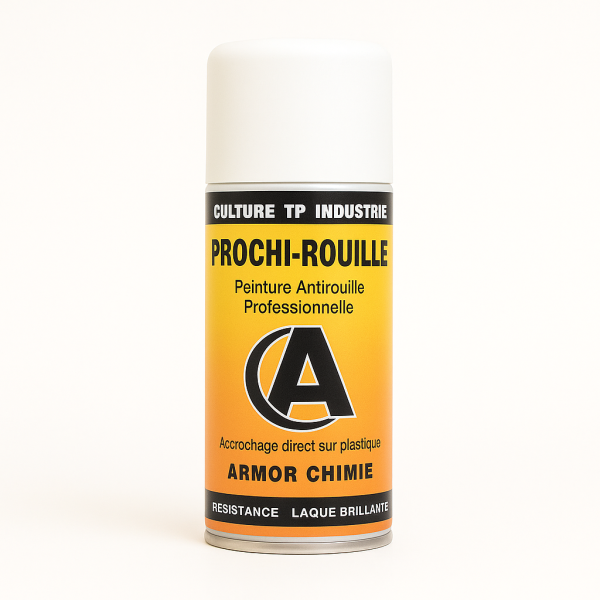 photo-Bombe de peinture - Antirouille - Blanc - Mat - Prochi-rouille - Armor Chimie - 400ml