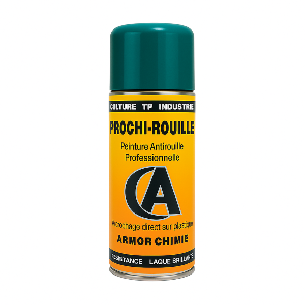 photo-Bombe de peinture - Antirouille - Bleu Rolland NV 351 - Prochi-rouille - Armor Chimie - 400ml