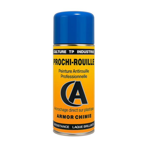 photo-Bombe de peinture - Antirouille - Bleu Monosem 330 - Prochi-rouille - Armor Chimie - 400ml