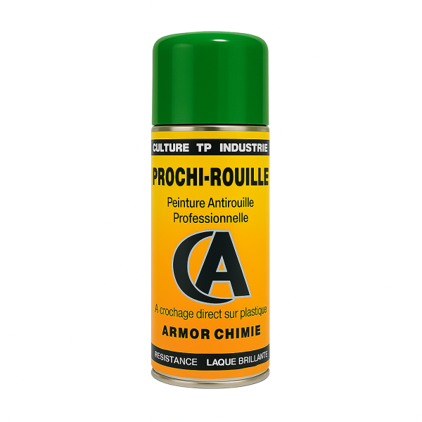 photo-Bombe de peinture - Antirouille - Vert John Deere 1620 - Prochi-rouille - Armor Chimie - 400ml