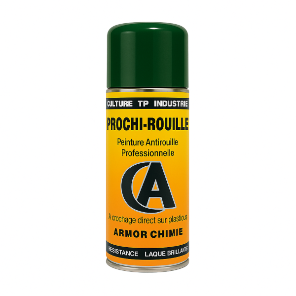 photo-Bombe de peinture - Antirouille - Vert Kverneland 1604 - Prochi-rouille - Armor Chimie - 400ml