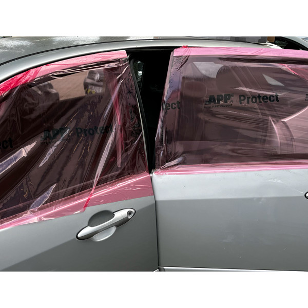 Film protecteur autocollant - Vitre, portière - Rouge semi-transparent - 1,15x50m - APP