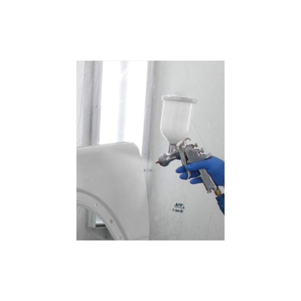 Mastic - Polyester - Pour remplissage de carrosserie - A appliquer avec pistolet - APP - 1L