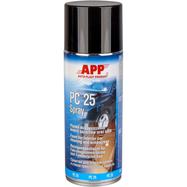 photo-Mousse nettoyant - Elimine huile, graisse, goudron - Toutes surfaces - APP PC25 - 400ml