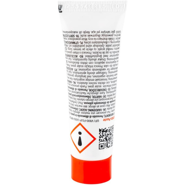 Mastic - Polyester - Durcisseur + fibre de verre - Carrosserie, alu, acier, plastique - APP Poly Plast Fiber