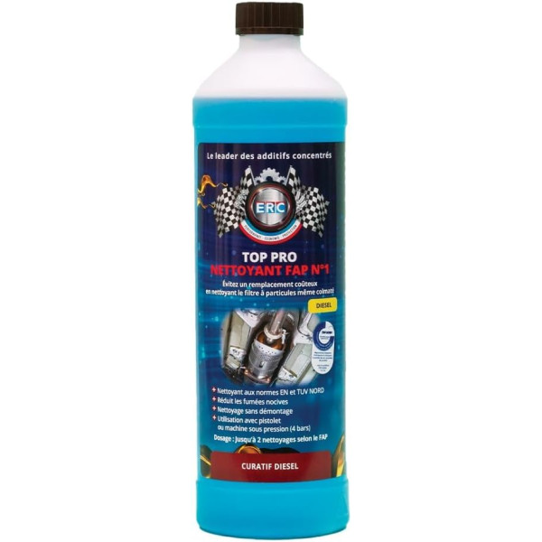 photo-Nettoyant FAP N°1 - Dissout résidus, encrassement - Diesel - ERC - Bidon 1L