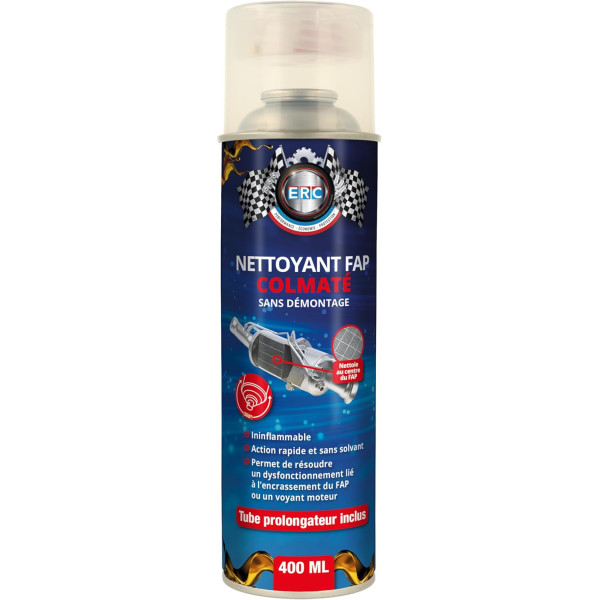 photo-Nettoyant FAP colmaté - Dissout suies, cendres, dépôts - Moteur diesel - ERC - 400ml