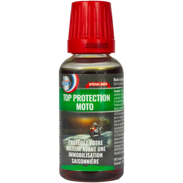 photo-Additif - Protection moteur de moto - Pour stockage et hivernage - ERC - 50ml