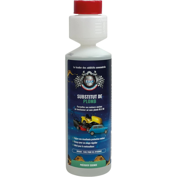 photo-Substitut de plomb - Additif essence - Permet aux moteurs de fonctionner au Sans-Plomb - ERC - 250ml