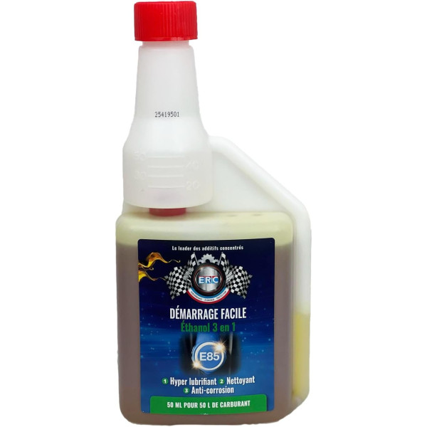 photo-Additif - Démarrage facile - Ethanol 3 en 1 - Pour moteur essence - ERC - 500ml