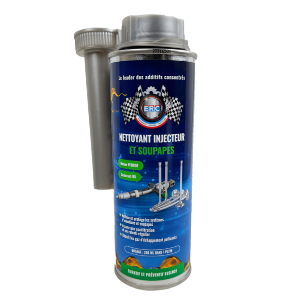 photo-Nettoyant injecteurs et soupapes - Moteur essence - Nettoie et protège - ERC - 250ml