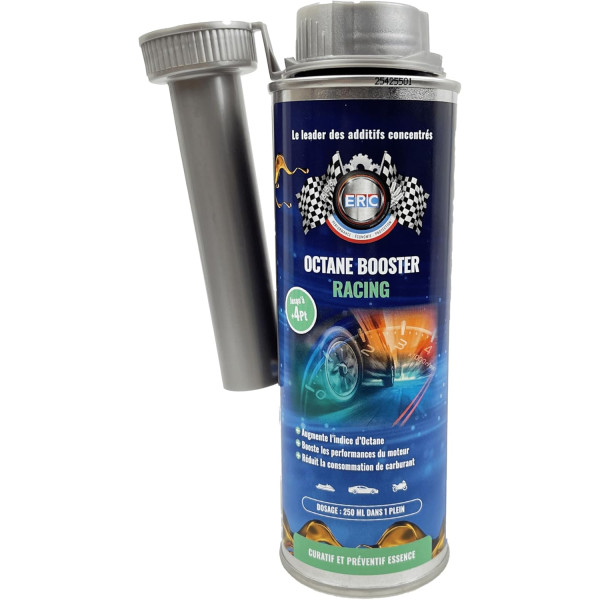 photo-Additif - Octane booster racing - Augmente l'Indice D'Octane jusqu'à 4 points - ERC - 250ml