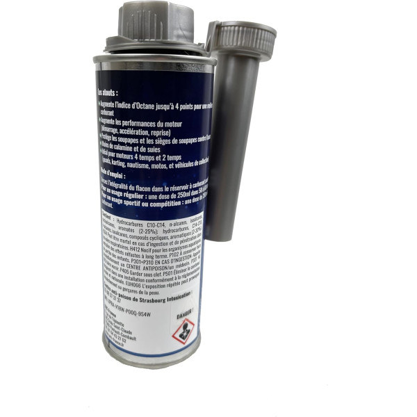 Additif - Octane booster racing - Augmente l'Indice D'Octane jusqu'à 4 points - ERC - 250ml