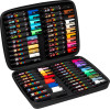 photo-Malette de 40 feutres - POSCA - Assortiments couleurs + pointes - PC1-1M - PC3M - PC5M - PC8K