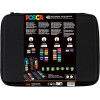 Malette de 40 feutres - POSCA - Assortiments couleurs + pointes - PC1-1M - PC3M - PC5M - PC8K