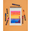 Malette de 40 feutres - POSCA - Assortiments couleurs + pointes - PC1-1M - PC3M - PC5M - PC8K
