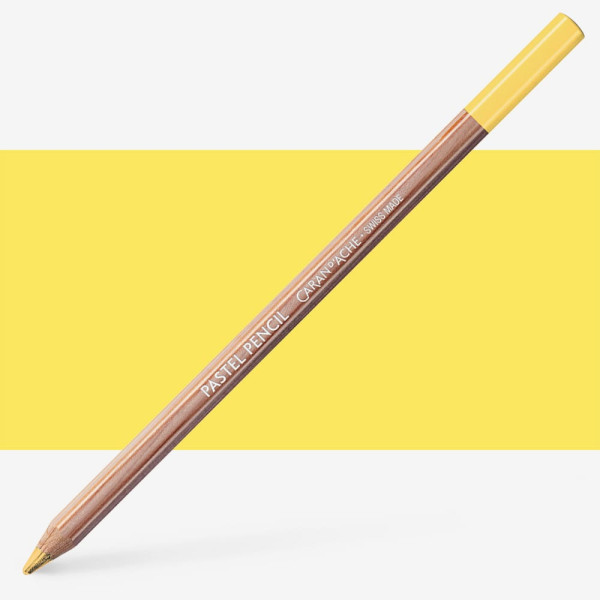 photo-Crayon pastel - Jaune citron - 240 - Caran d'Ache - Pastel pencil