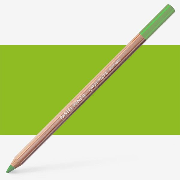 photo-Crayon pastel - Vert mousse moyen 10% - 232 - Caran d'Ache - Pastel pencil