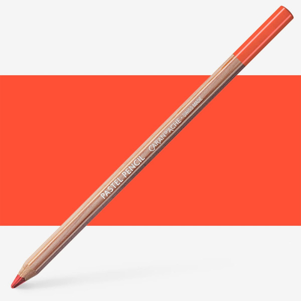 photo-Crayon pastel - Vermillon - 60 - Caran d'Ache - Pastel pencil