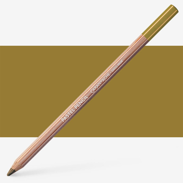 photo-Crayon pastel - Olive brunâtre - 039 - Caran d'Ache - Pastel pencil