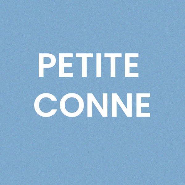 Chaussettes - Femme - Bleu avec paillettes - Petite conne - Taille 36/42 - Humour - Cadeau