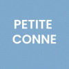 Chaussettes - Femme - Bleu avec paillettes - Petite conne - Taille 36/42 - Humour - Cadeau