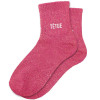 photo-Chaussettes - Femme - Rose avec paillettes - Têtue - Taille 36/42 - Humour - Cadeau