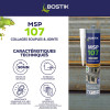 Mastic - MS polymères - Gris - Etanche et fixation - Spécial zinc - Bostik - 300ml