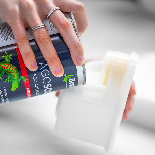 Solvant multi-usages - Algosolvant - Nettoyant et dégraissant - Sans acétone - Bostik - Pot 1L