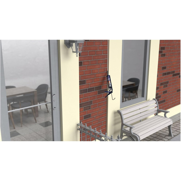 Mastic d'étanchéité - Construction et façade - Gris - 4 en 1 - Bostik S590 - 300ml