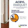 Mastic de finition  - Parquets et sols stratifiés - Couleur Wengé - Finition parquet - Bostik - 300ml