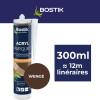Mastic de finition  - Parquets et sols stratifiés - Couleur Wengé - Finition parquet - Bostik - 300ml