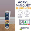 Mastic de finition  - Parquets et sols stratifiés - Couleur Wengé - Finition parquet - Bostik - 300ml