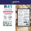Colle vinylique - Bois - Assemblage et plaçage - Intérieur/extérieur - Blanc - Bostik R41 - 750g