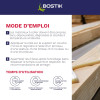 Colle vinylique - Bois - Assemblage et plaçage - Intérieur/extérieur - Blanc - Bostik R41 - 750g